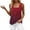 507_Hot Pink, variant on HEILAU 4th of July Tank Tops for Women Vest Ruffled Square Neck Printed Shirt 2025 Summer Casual Loose Sleeveless Cute T Shirt Patriotic Shirts