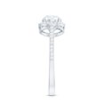 thumbnail image 3 of Rosec Jewels Lab Created Diamond Ring for Women - EF-VS Grade East West Engagement Ring, 10K White Gold, US 7.50, 3 of 8
