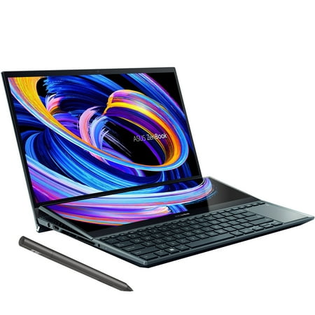 ASUS ZenBook Pro Duo 15 UX582ZM Gaming/Business Laptop (Intel i7-12700H 14-Core, 15.6in 60Hz Touch 4K Ultra HD (3840x2160), GeForce RTX 3060, Win 11 Home) Refurbished (Refurbished)