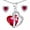 Red, variant on Devuggo 925 Sterling Silver Heart Pendant Necklace Simulated Amethyst Stud Earrings Jewelry Set,Gifts for Women