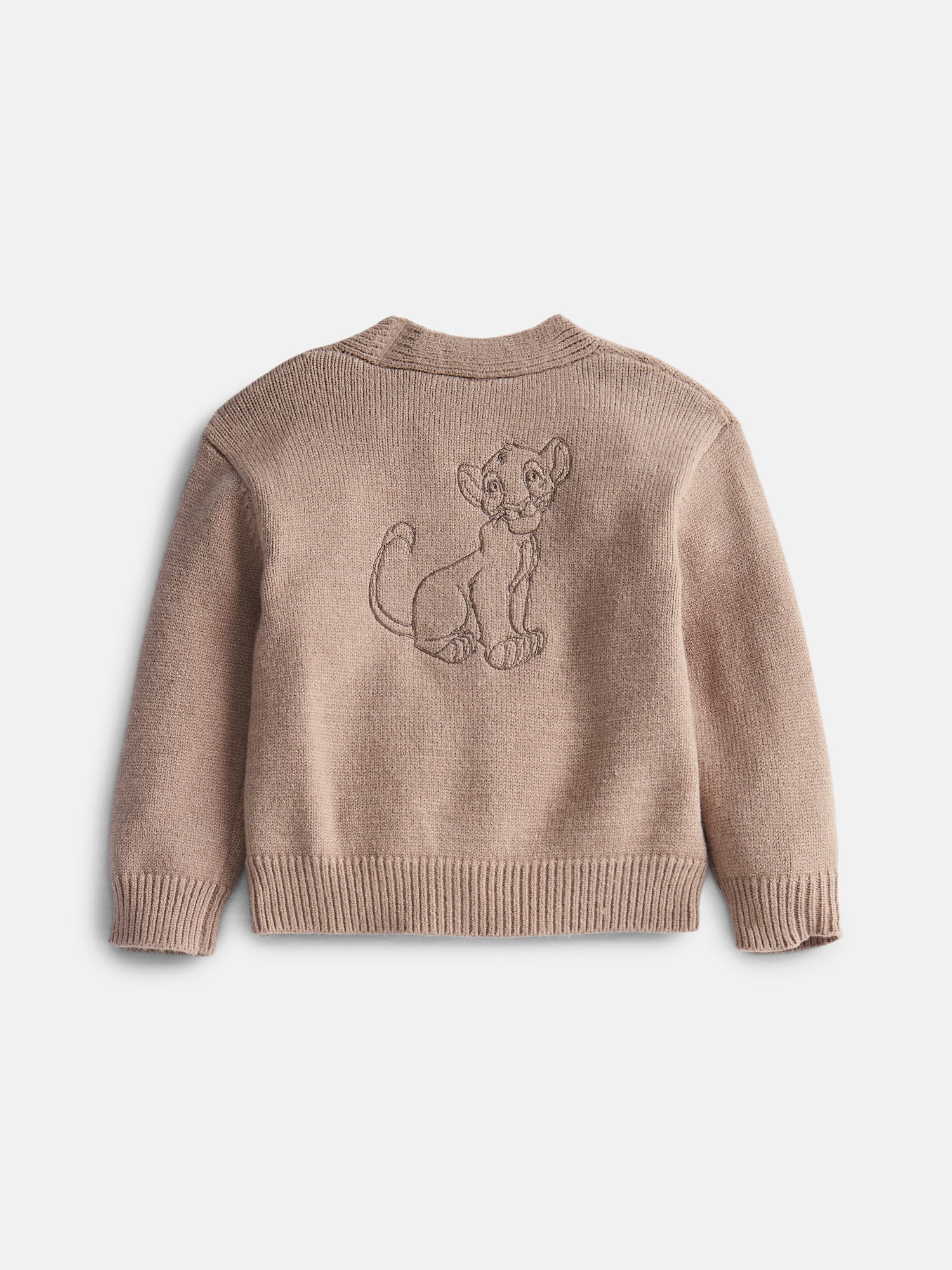 Disney Baby Wishes + Dreams Lion King Embroidered Cardigan with Long Sleeves, Sizes 0/3M-18M