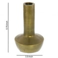 thumbnail image 5 of Benzara BM229328 Metal Genie Vase with Cylindrical Neck, Brass - Medium, 5 of 5