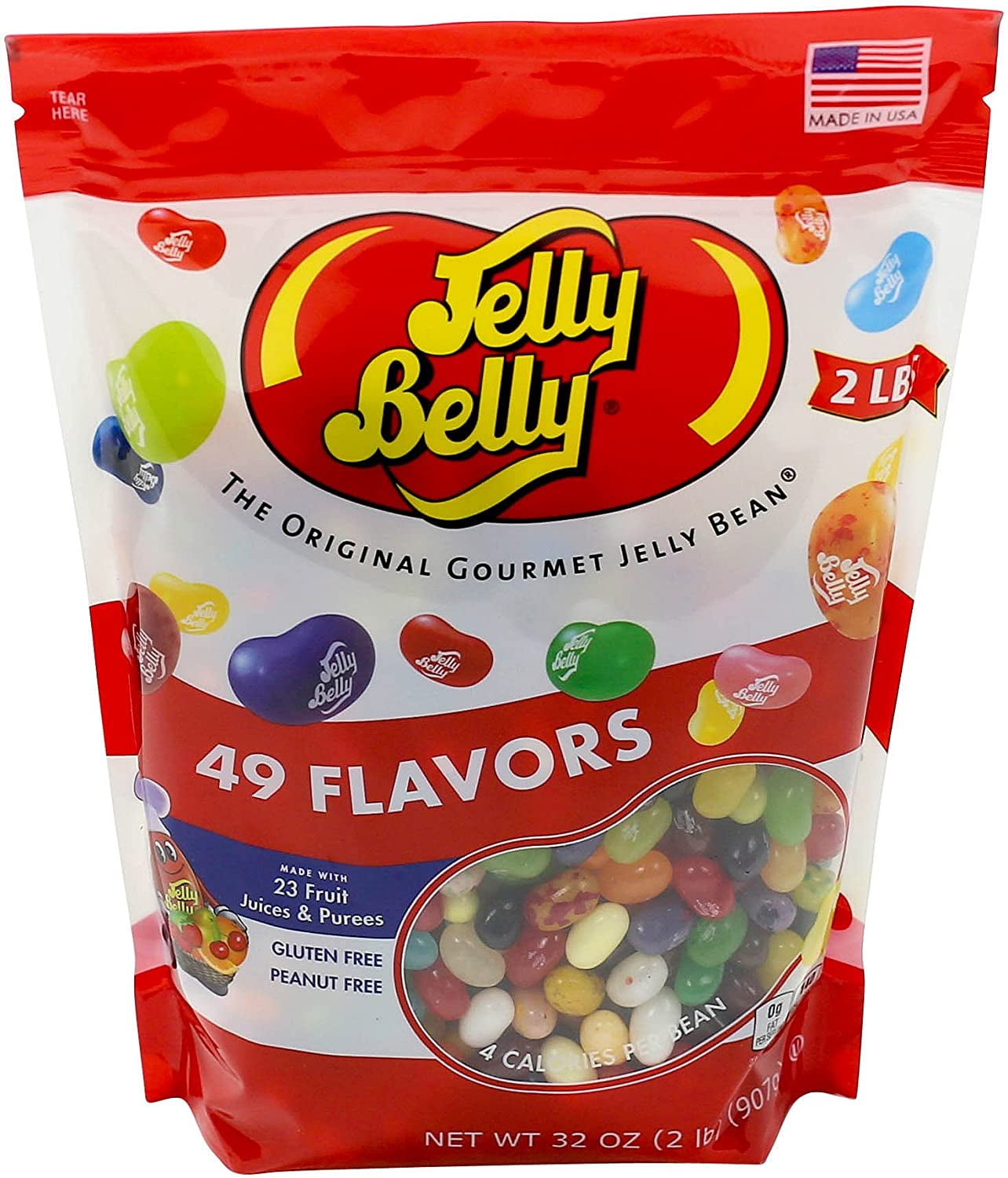 Jelly Belly Jelly Beans, 49 Flavors, 2 Pound (Pack of 1)