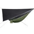 thumbnail image 3 of Hamaca para acampar con red, toldo grande para tienda de campaña, pesca al aire libre negro y verde, 3 of 8