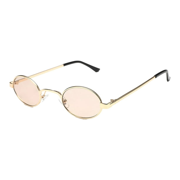 Gafas de sol retro de metal Sonducket para hombres color dorado