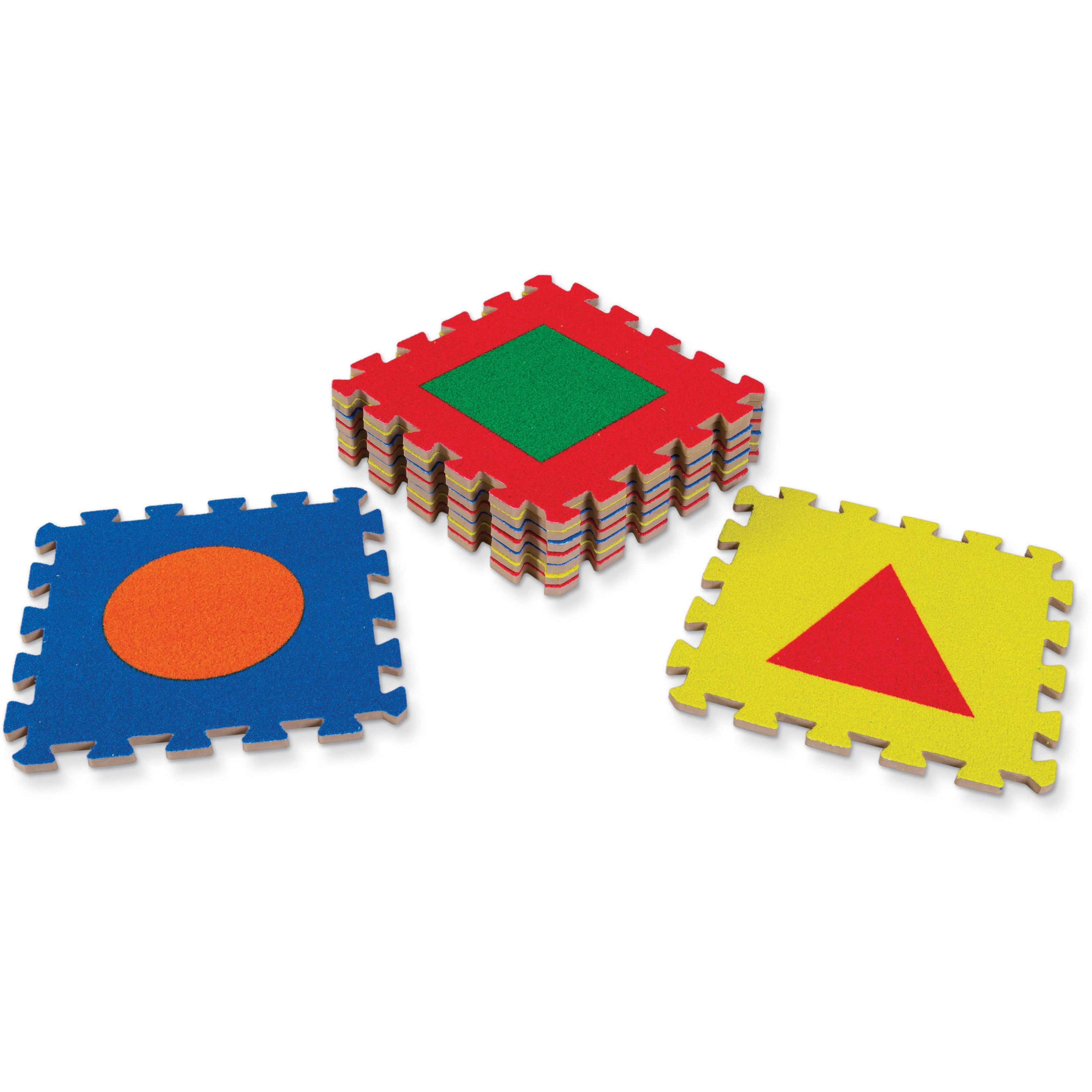 Pacon, Pacac4354, Wonderfoam Shapes Carpet Tiles, 1 / Set, Assorted