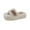 White, variant on Wensltd Women Fall Winter Slippers Open Toe Fleece-Lined Fashion Casual Comfort Slippers Lightweight