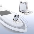 thumbnail image 1 of Square Push Out Deck Window, 90 Degree Open Angle 360x360mm   Boat Ventilation Hatch Window Durable  For Boat, 1 of 8