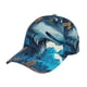 thumbnail image 1 of Balery Blue Iceberg Leaf Wolf Gorra de béisbol de tamaño ajustable para correr, entrenar y actividades al aire libre. Gorra de papá para todas las estaciones., 1 of 6