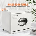 thumbnail image 2 of KFFKFF 23L  Towel Warmer Cabinet, Towel Disinfection Cabinet Fits 50-60 Towels, Dual Heating System for Salons, Spas, Massages, and Facials, 2 of 9