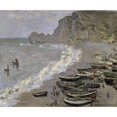 thumbnail image 2 of Monet, Claude 23x20 Black Modern Framed Museum Art Print Titled - Etretat, 2 of 4