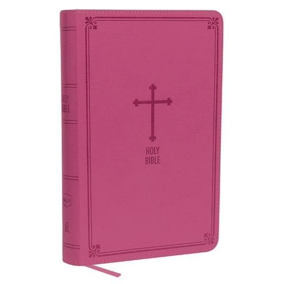 NKJV, Deluxe Gift Bible, Imitation Leather, Pink, Red Letter Edition (Hardcover)