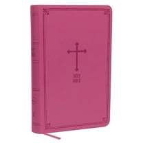 NKJV, Deluxe Gift Bible, Imitation Leather, Pink, Red Letter Edition (Hardcover)