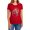 Red, variant on JLA Thrashing Women's T Shirt, Royal, Medium