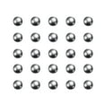 thumbnail image 1 of Unique Bargains 3mm de Diamètre Boules de Précision 201 en Acier Inoxydable G100 Boule pour Roulements, Argent 1000 Pack, 1 of 5