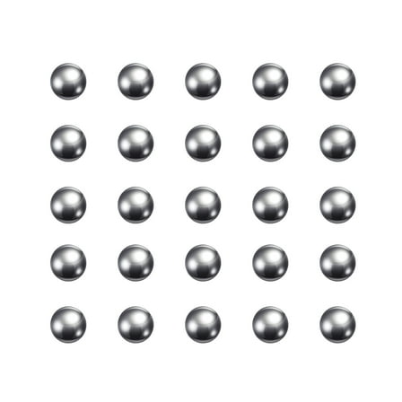 Uxcell 3mm Diameter Precision Balls 201 Stainless Steel G100 Ball for Bearings, Silver 1000 Pack