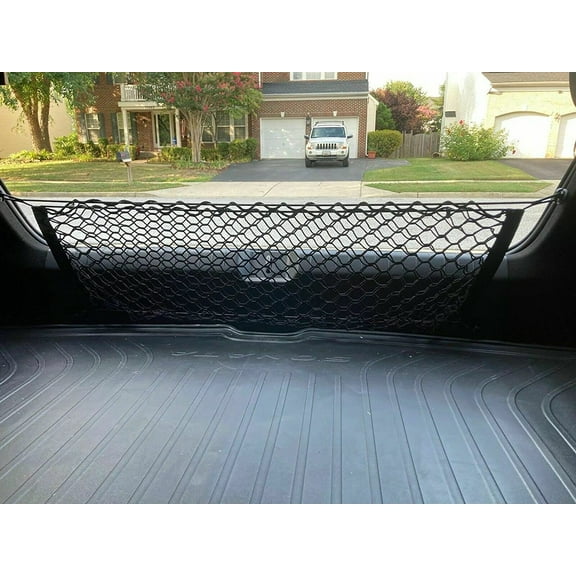 EACCESSORIES EA Trunk Organizer Cargo Net for Hyundai Sonata 2020-2023 – Envelope Style Cargo Net for Sedan – Premium Mesh Car Trunk Organizer Vehicle Carrier Storage – Compatible Hyundai Sonata
