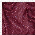 thumbnail image 4 of Soimoi Tissu en Rayonne Imprimé Floral Feuilles et Roses, Tissu au Mètre, 42 Pouces de Large, 4 of 5
