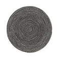 thumbnail image 1 of Better Trends BRCR8RDVCN Tapis Réversible en Chenille Ronde de 8 Po - Tweed de Châtaignier et de Tourterelle, 1 of 1