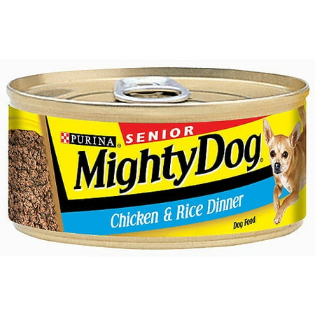 Mighty Dog Senior Chicken & Rice Canned Dog Food, 5.5 Oz.