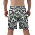 thumbnail image 3 of NICKSUN Men's Swim Trunks, Cute Print Quick Dry Summer Board Beach Shorts with Mesh Lining and Pockets, 3 of 6