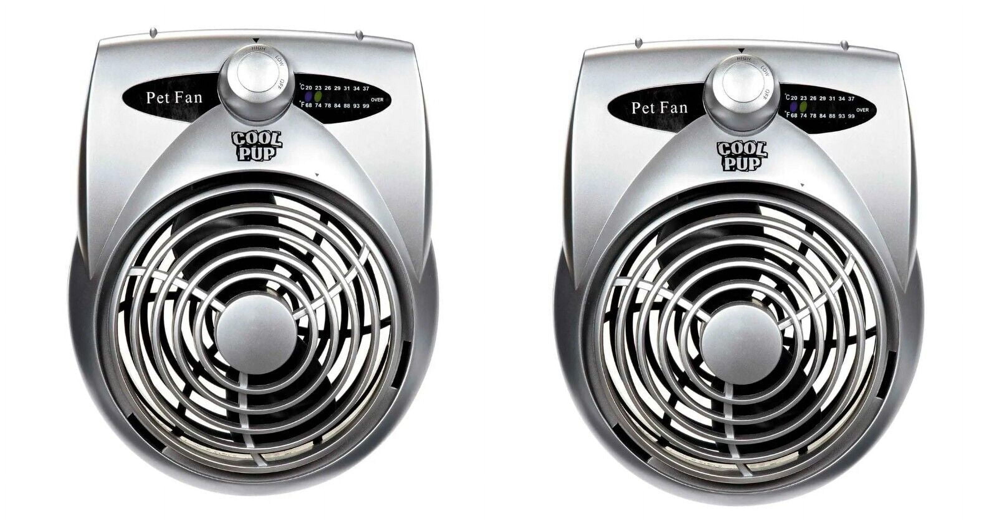 Dog Crate Fan Goat Puppy Chicken Pig Cat Keep Your Pets Cool Quiet Two Speeds (1 Crate Fan)