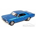 thumbnail image 2 of 1966 Chevrolet Chevelle SS 396 Blue Metallic 1/24 Diecast Model Car by Maisto, 2 of 3