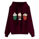 thumbnail image 1 of Ichuanyi liquidación de moda femenina casual impreso en manga larga blusa estampada estampada sudadera con capucha ICHUANYI WER2023082209279, 1 of 5