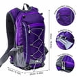 thumbnail image 2 of AUXDIQ Hiking Backpack 15L Lightweight Backpack Travel Daypack for Women Men Purple, 2 of 6