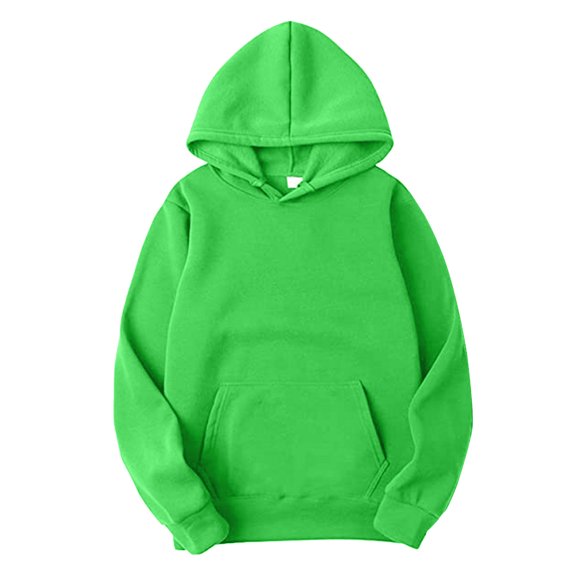 CONZONE Mens Casual Hoodies Long Sleeve Pullover Hoodie for Men Solid Hooded Sweatshirts With Pocket