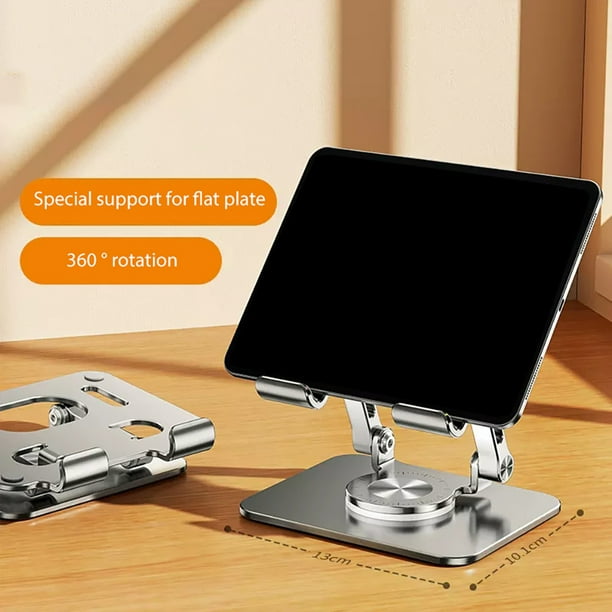 Soporte de soporte plegable Soporte de soporte de tableta ahuecado giratorio de 360 grados para iPad