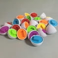 thumbnail image 4 of Clasificador de forma de juguete Sunnimix 12 piezas de Huevos de forma y color pollo juguetes sensoriales, 4 of 8