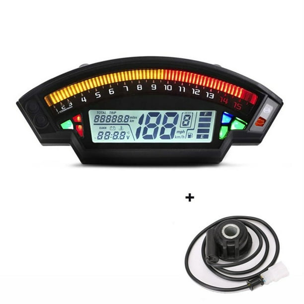 Brand New 6 Speed Motorcycle LCD Instrument LCD Color Display