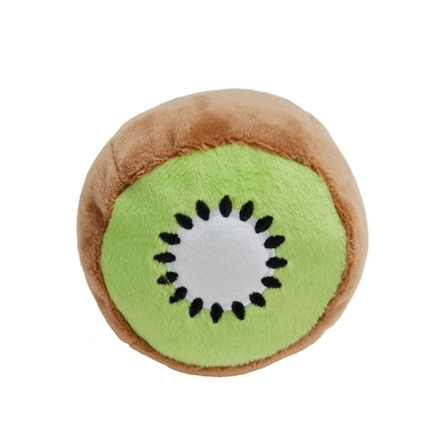 Juguete Kiwi Juguete interactivo para perros de peluche con forma de fruta (kiwi) Tmvgtek Libre de BPA