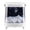 A001- A, variant on Ultrasonic Essential Oil Diffuser with Snow Mountain and Starry Sky Design, Single Unit, White, for Bedroom and Desk, Flame Diffuser for Essential Oils