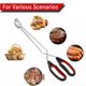 thumbnail image 4 of Juego de 2 pinzas de tijera de acero inoxidable de 9,25 y 11 pulgadas para cocinar y asar a la parrilla en la cocina, 4 of 7