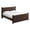 Brown, variant on Pemberly Row Contemporary Queen Platform Bed in Mulberry Finish