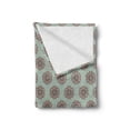 thumbnail image 2 of Abstract Soft Flannel Fleece Throw Blanket, Mandala Style Geometric Hexagon with Folk Eastern Effects Composition, Cozy Plush for Indoor and Outdoor Use, 50" x 60", Multicolor, by Ambesonne, 2 of 5