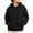 Black -AG07, variant on Nestiefly Men's Athletic Hoodies Fleece Plain Pullover Comfort Oversized Streetwear Fall Travel Drop Shoulder Sweatshirt Army Green L