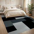 thumbnail image 3 of ODIKA 8'x10' Ultra-Soft Area Rug, Alfombras Contemporary Solid Panel Para Habitacion Pile Under None Washable, Bare feet friendly, Silk-Touch for Bedroom, Under Sectional, 3 of 7