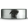 thumbnail image 2 of Tungsten Cowboy Cowboys Bandit Banditry Band Ring 8mm Men Women Comfort Fit Brushed Gray Flat Cut Black Polished, 2 of 4