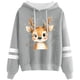 thumbnail image 1 of WILLBEST Sudadera Oversize para Mujer con Estampado Navideño Informal y Cordón Ajustable Chica​​, 1 of 3