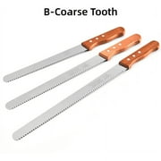 Angfeng 10/12/14 Inch Best Serrated Bread Knife Cake Cutting Knifes Long Slicing Cutter Stainless Steel Loaf Breads Slicer Kitchen Tools(14 inch-B)