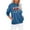 Blue, variant on Tetras tops for Women Trendy,Fashion Women's Casual Long Sleeve Round Neck Ladies Sweatshirt,Pocket Tops Blouse