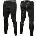 thumbnail image 3 of Men's Compression Pants High Waist Athletic Tight Leggings Base Layer Bottoms for Running Workout Sports Yoga Basketball, 3 of 4