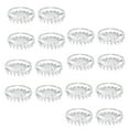 thumbnail image 4 of 12/16Pcs Carpet Protectors Clear Plastic Caster Cups Comfortable Touch Furniture Cup for Sofas, Tables, Chairs, 4 of 8