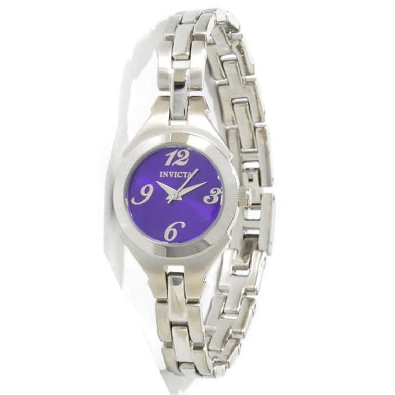 NWT Invicta Wildflower Women\'s Elegant Silver and Purple Timepiece 69224 NWT Invicta Wildflower Women\ main image 3