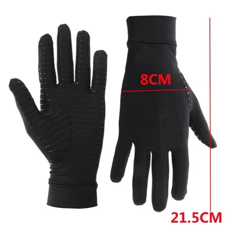 Health Joint Care Therapy Compression Rheumatoid Finger Pain Relief Arthritis Gloves Copper Glove Wrist Brace FULL L