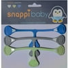 Snappi Cloth Diaper Fasteners - Pack of 3 - Boy Snappi 3-Pack (Baltic Gray, Bamboo Green, Scuba Blue)