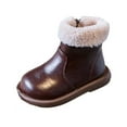 thumbnail image 3 of Children's Boots, Cotton Shoes, Solid Color Soft Soled Short Boots, 3 of 5